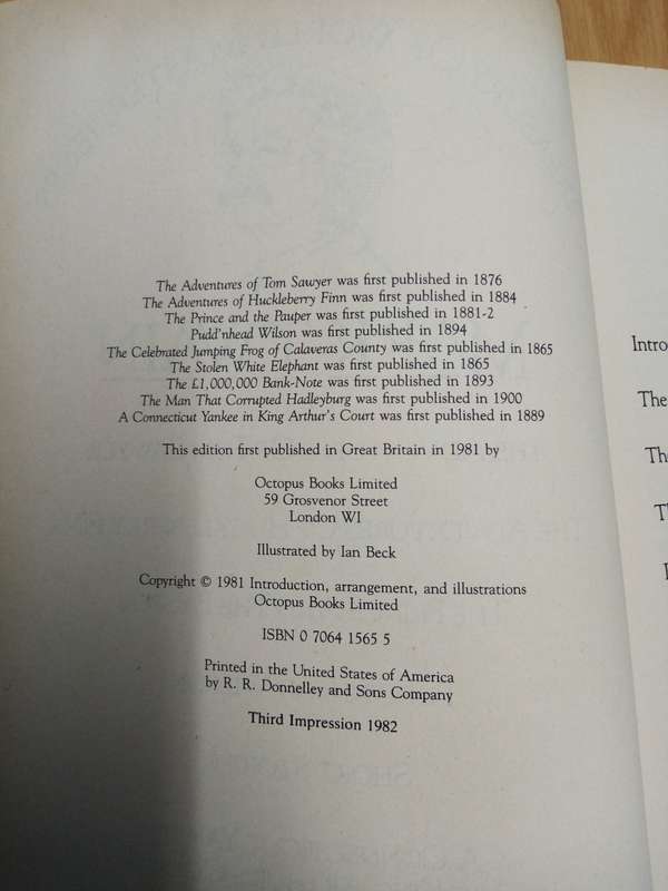 Mark Twain (Treasury of World Masterpieces) - January 1, 1981
