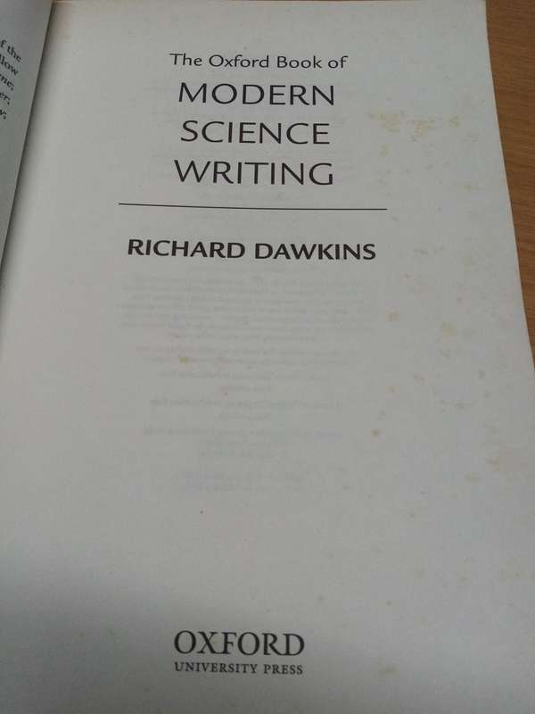 The Oxford Book of Modern Science Writing - DAWKINS,R