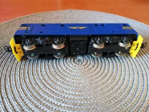 Blue train set.