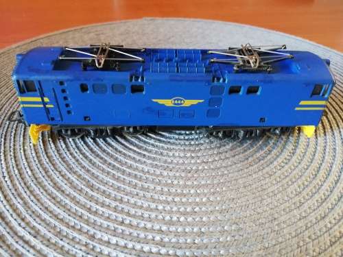 Blue train set.