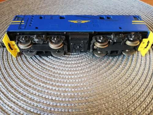 Blue train set.