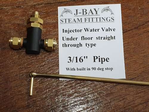 3/16` Water Control Valve, Model Engineering Live Steam