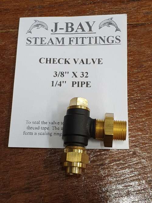 1/4` Non Return Valve, Model Engineering Live Steam