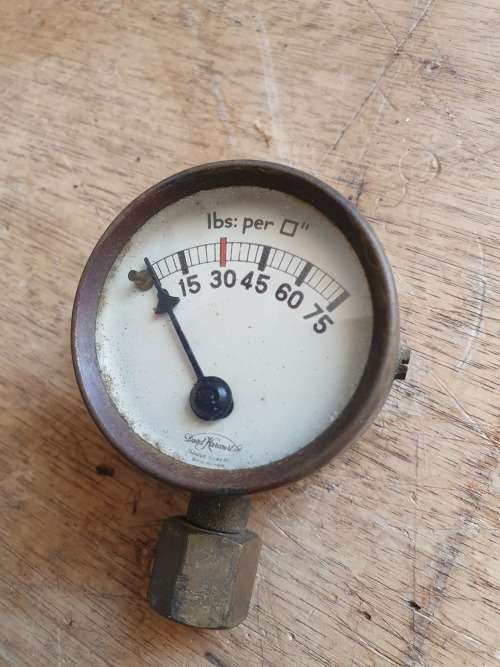 75 Psi Pressure Gauge, Model Engineering Live Steam