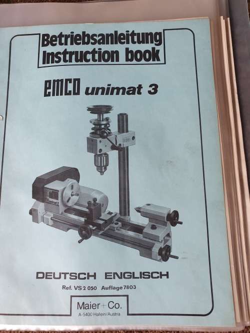 Emco Lathe Unimat 3