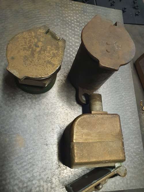 Three SAR Steam Locomotive Oil Pots