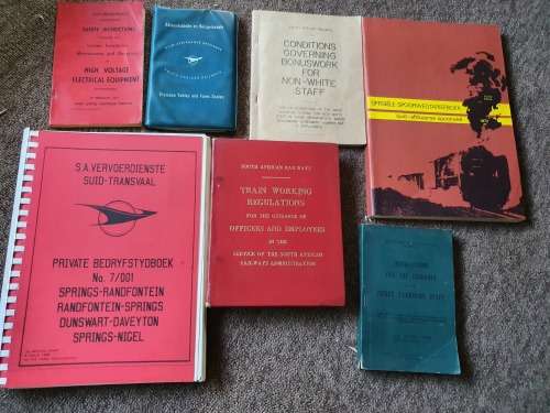 South African Railways Books SAR SAS