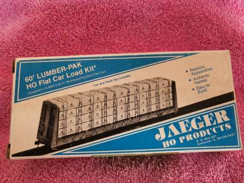 Sawmill Lumber Load for Flat Car