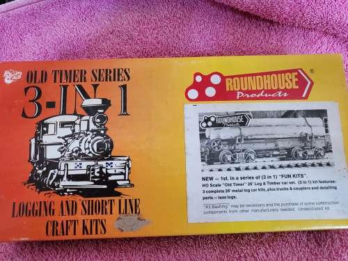 Roundhouse Sawmill Logging Cars