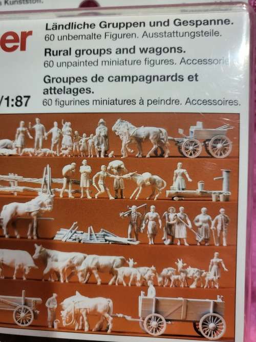 Preiser Rural Groups and Wagons