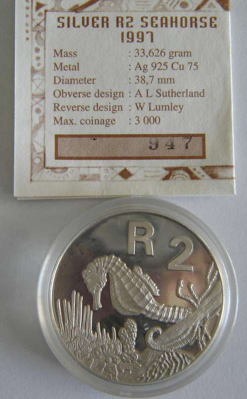 1997 Silver R2 Proof Set : Cat Val R700.00