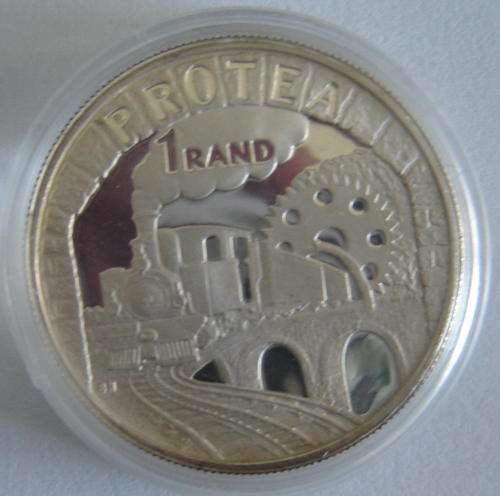 1995 Silver R1 Proof Set : "Railway" Cat Val R700.00