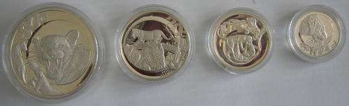 2000 Proof Silver Wildlife Series "Leopard" in velvet lined case Cat Val R2,000.00