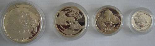 2000 Proof Silver Wildlife Series "Lion" in velvet case Cat Val R2,200.00