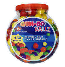 20mm Bubblegum Balls 150's Ice Cream Flavour