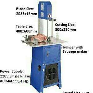 BANDSAW Including  MINCER Junior     NEW