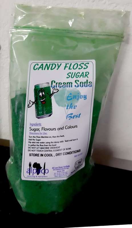 1,5Kg Candy Floss Sugar   Flavour  : Cream Soda  CLEARANCE SALE