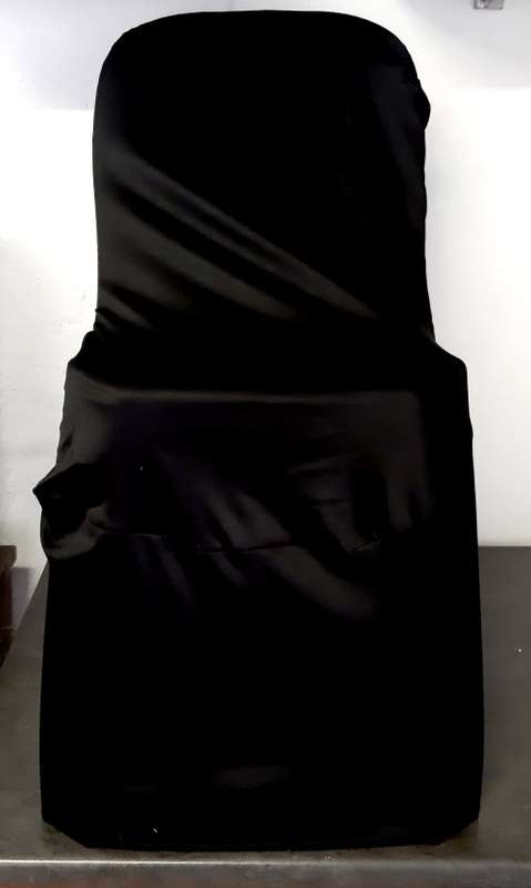 Black Stretch Chair Covers -  4 Pcs per 1 BID :CLEARANCE SALE