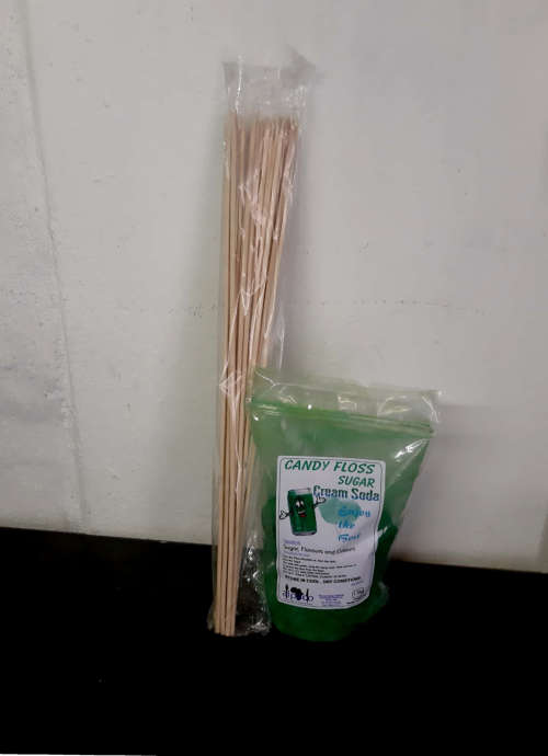 Candy Floss Sugar  x 20 Skewers 5mm x 500mm:CLEARANCE SALE