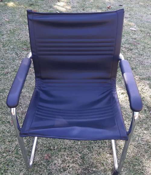 Visitor Office Arm Chair Round Tube :CLEARANCE SALE