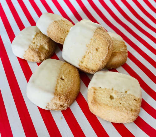 NEW BINGER White Chocolate Rose Water Short Bread Promotion 3 Dozen = 1 Bid