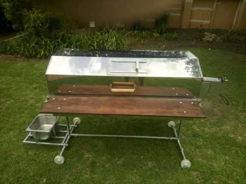 1.6m Gas Spit Braai comes with Electric Motor