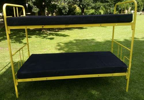 YELLOW Bunk Bed Set Includes 2x Mattresses (Last 1)