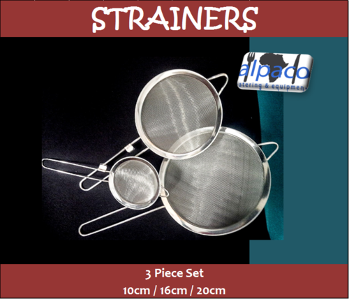 Stainer Set **** 10cm, 16cm & 20cm *** All in one***
