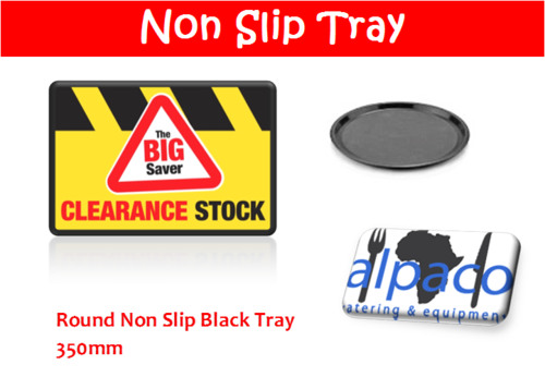350mm NON SLIP ROUND TRAY
