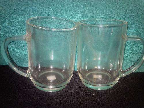 CONSOL BEER MUGS ** SET OF 2 ** GLASS