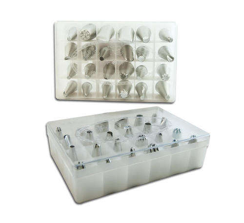 BAKEWARE Icing Nozzles S/Steel 24 Piece