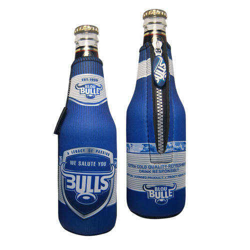 RUGBY Bottle Cooler Neoprene - Blue Bulls