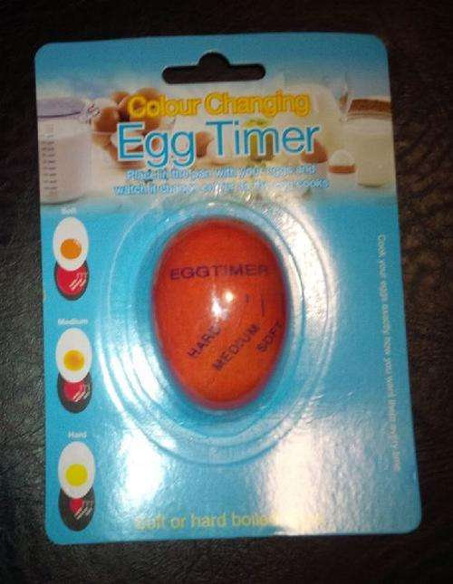 Colour Changing Egg Timer Awsome Gadget Cook your eggs exactly how you want them ever * 3 On Auctio