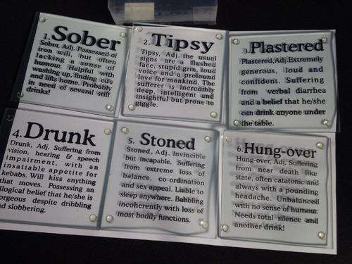 Glass Bar Coasters ** View Description a must ** 10cmx10cm **3 On Auction**