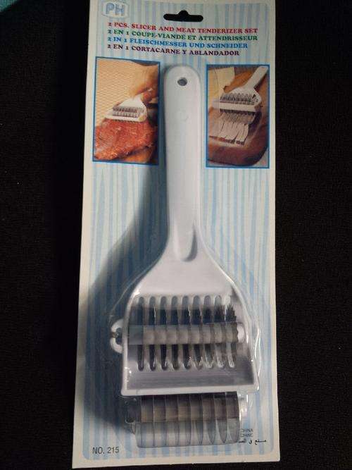 2 PIECE Slicer and Meat Tenderizer SET  ** 3 On Auction