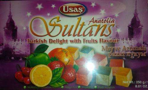 Turkish Delight with Fruit Flavours Made in Turkey Expires 2017 *3 On Auction
