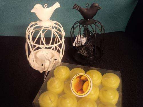 2 Bird cage Candle holders to brighten any table setting# 3 on Auction#
