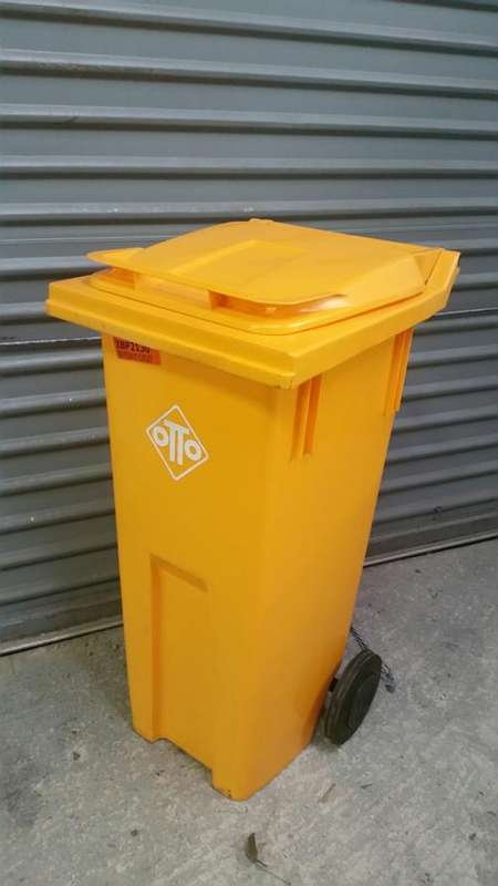 240 litre Wheelie bin in Yellow  ## 1 on Auction ****88