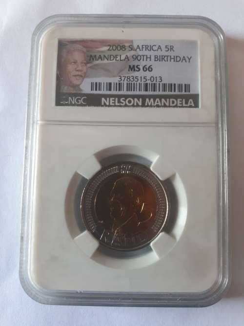 2008 BIRTHDAY MANDELA COIN