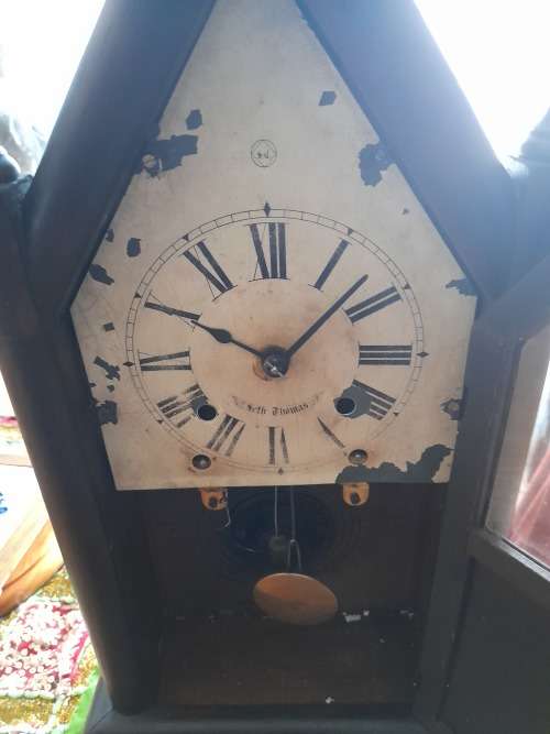 Beautiful Seth Thomas steeple clock for repairs