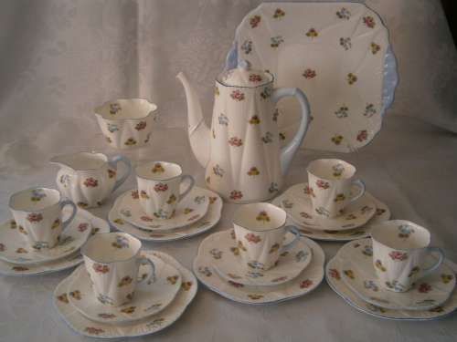 Shelley fine bone china Coffee Set - 22 pieces