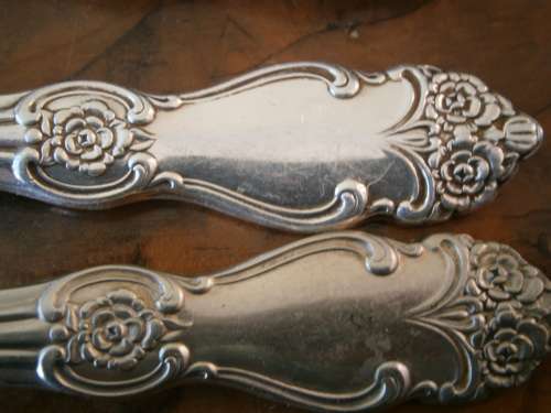 Set of 30 silver  plated cutlery