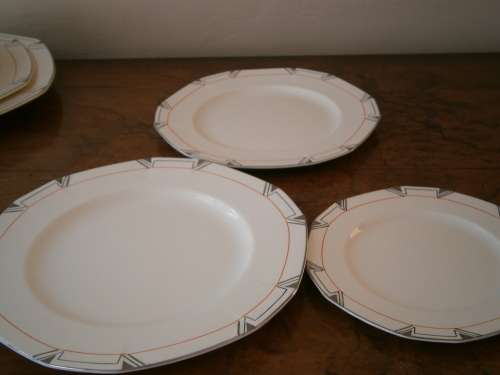 Alfred Meakin Art Deco  Marygold Dinner and Coffee Set  - 50 pieces