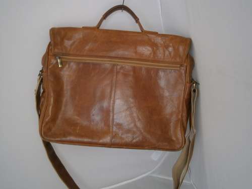 Genuine Leather  Shoulder Laptop bag
