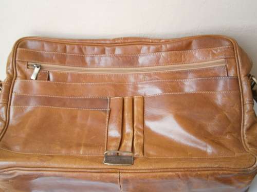 Genuine Leather  Shoulder Laptop bag