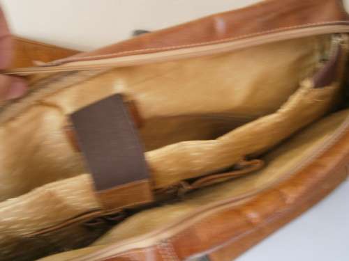 Genuine Leather  Shoulder Laptop bag