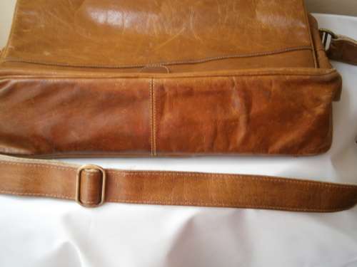 Genuine Leather  Shoulder Laptop bag