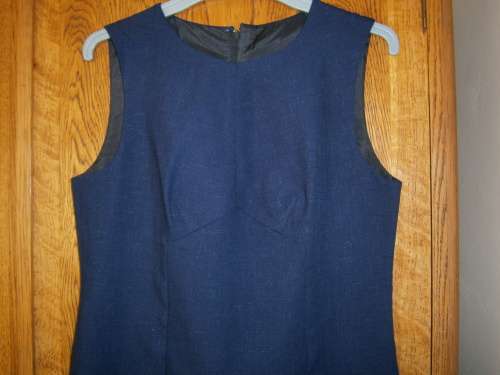 Navy Blue Wool dress