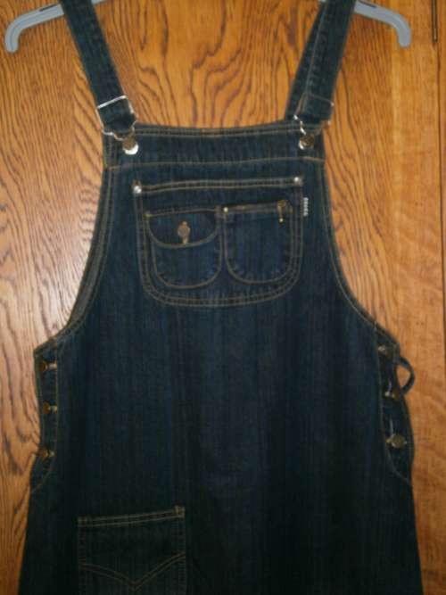 Denim maxi dress/ sundress. New