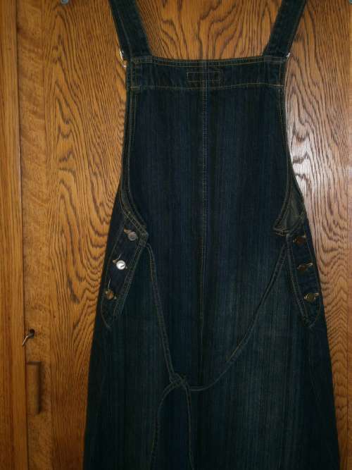 Denim maxi dress/ sundress. New